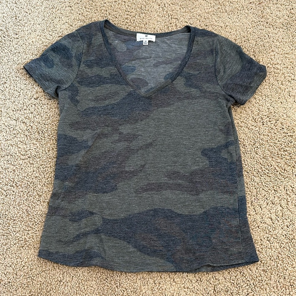 Women’s Socialite Camo Shirt - Size XS